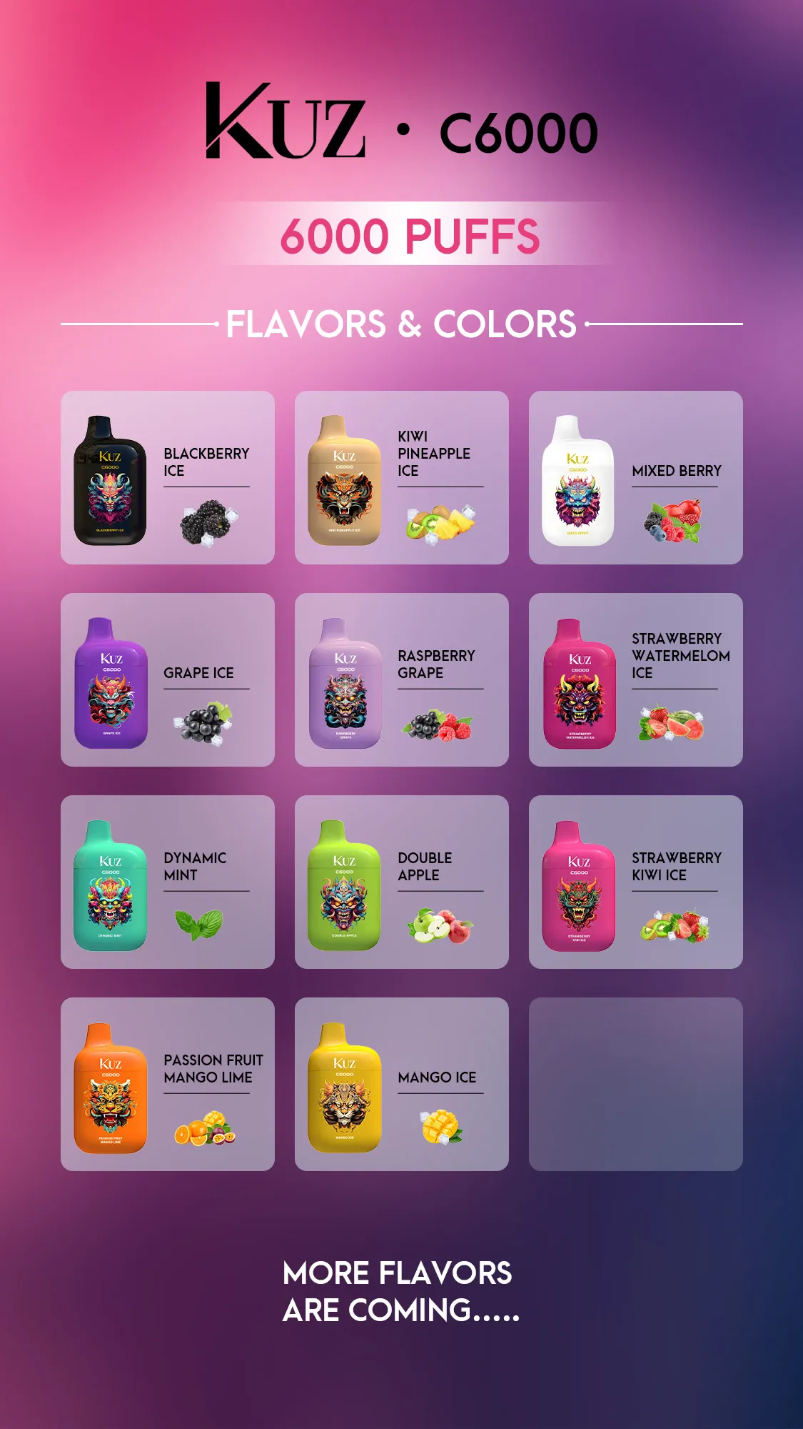 KUZ C6000 Review 2025 – Features, Flavour Guide & Vape Price in Australia (Buy at Auvapingshop)